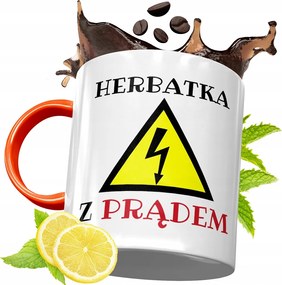 Narancssárga Bögre Villanyszerelőnek Tökéletes Ajándék fényképes nyomtatással