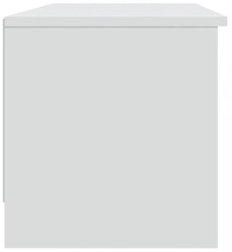 fehér szerelt fa TV-szekrény 102 x 35,5 x 36,5 cm