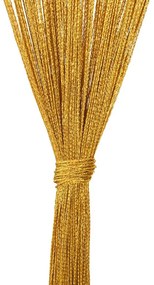 2 db arany zsinórfüggöny 100 x 250 cm