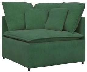dzsungel zöld moduláris kanapé sarokmodul párnákkal 100 cm
