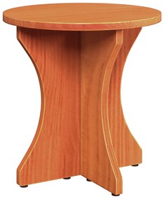Dohányzóasztal 3 pcs Viaszbarna 46 x 46 x 47 cm Tömör fenyőfa