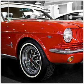 Poszterek 100x100 Piros Mustang