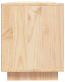 tömör fenyőfa TV-szekrény 110,5 x 35 x 44 cm