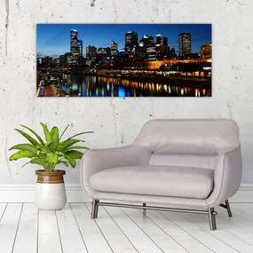 Éjszaka Melbourne-ben (120x50 cm)