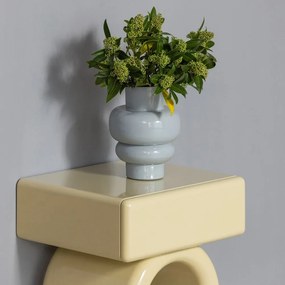 Világosszürke fém váza (magasság 27 cm) Auri – WOOOD