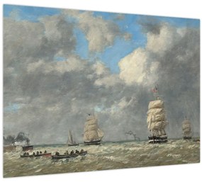 Kép - Eugène Boudin, Le Havre, reprodukciók (70x50 cm)