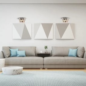 Fali kristály lámpa CHELSEA 2xE14/40W/230V króm