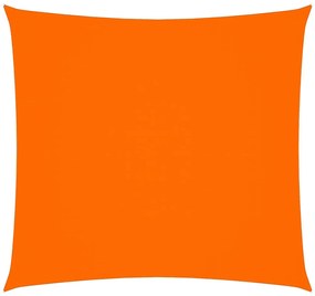narancssárga négyzet alakú oxford-szövet napvitorla 5 x 5 m