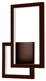 LED fali lámpa LED/20W/230V 3000K barna