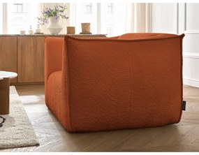 Narancssárga buklé fotel Giorgia – Bobochic Paris