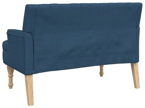 kék szövetpad párnákkal 113x64,5x75,5 cm