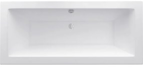 Mexen Cube téglalap alakú kád 190 x 90 cm, fehér - 55051909000