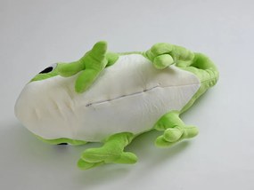 Plüss KAMÉLEON zöld babatakaróval belül