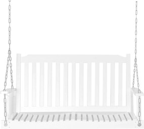 Outsunny Kerti Hinta 2 Főre - Hinta Pad Szilárd Fa 117 x 69 x 60 cm | Aosom