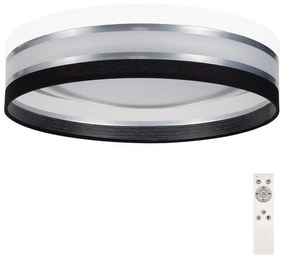 Belis LED Dimmelhető mennyezeti lámpa SMART CORAL LED/24W/230V fekete/fehér + távirányító BE0518