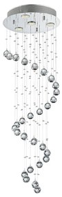 LUXERA 62410 - Kristály csillár COIL 4xGU10/50W/230V 62410