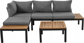 kerti pihenőruha 2x2 személyes kanapé 2xoldalsó asztal 1xasztal