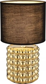 Arany elegáns éjjeli asztali lámpa hálószoba nappaliba Valentino 21626