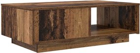 vidaXL Dohányzóasztal fiókkal Öreg fa 95 x 55 x 31 cm Faanyag