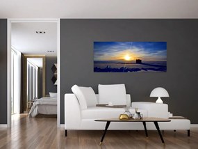 Kép - sarkvidéki táj (120x50 cm)