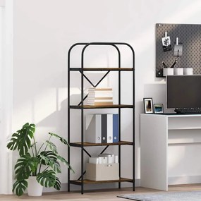 Könyvespolc Füstölt tölgy 60 x 30 x 146 cm Faanyag