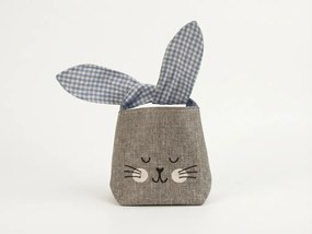 Naturo anyagzsák nyúl formájú, 14x14 cm - több változat Termék színe: Rózsaszín