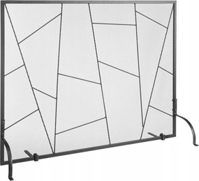 Elegáns öntöttvas kandalló képernyő Szikravédelem