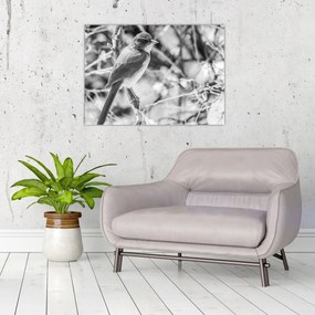 Kép - Kék madár télen (70x50 cm)