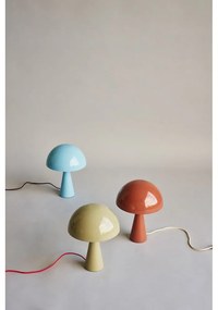 Világoskék asztali lámpa (magasság 33 cm) Mush – Hübsch