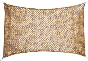 vidaXL homokszínű kamuflázsháló tárolózsákkal 410x285 cm