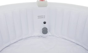 Felfújható pezsgőfürdő, fehér/szürke, 4-6 személy, 1000 l, KAMINO NEW TYP 2