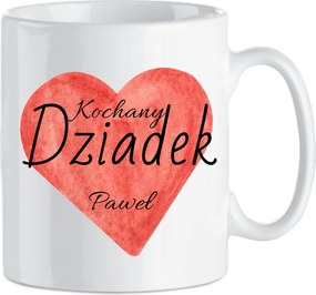 Kerámia bögre Személyre szabott Ajándék Nagypapának Kedves Nagypapa Név