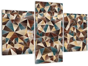 A háromszögek képe (90x60 cm)