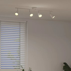 Mennyezeti reflektor 4 irányú állítható fehér GU10
