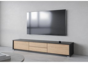 TV asztal Fiora 39 (antracit + olajozott tölgy). 1066465