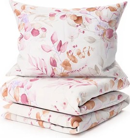 Mikroszálas ágyneműhuzat FLORANY fehér Ágyneműhuzat mérete: 70 x 90 cm | 140 x 200 cm