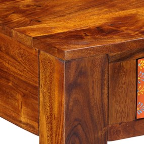 Íróasztal 100x50x75 cm Tömör akácfából