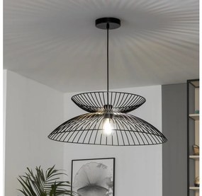 Brilagi - CERIA WIRE LED függeszték kábelen 1xE27/40W/230V, Ø 60 cm, fekete