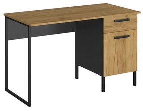 Íróasztal  Shanna (arany craft tölgy + antracit). 1053224