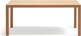 Étkezőasztal tölgyfa asztallappal 75x180 cm Alma – Teulat