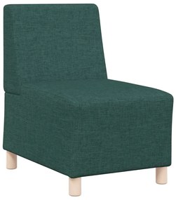 sötétzöld szövet kanapészék 55 cm