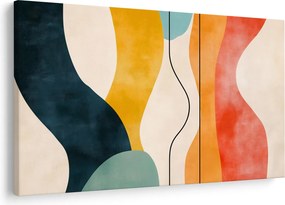 Kép - Minimalista színes illusztráció II. (90x60 cm)