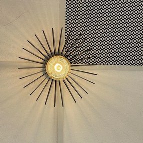 ONLI - Mennyezeti lámpa DUCCIO 1xE27/22W/230V átm. 30 cm fekete