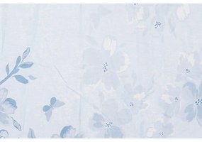 Világoskék egyszemélyes renforcé pamut ágyneműhuzat 140x200 cm Elena – Mijolnir