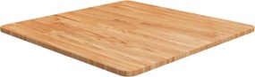 vidaXL világosbarna kezelt tömör tölgyfa négyzet asztallap 60x60x1,5cm