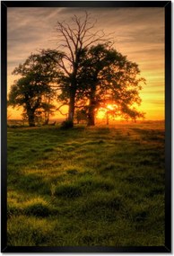 Poszterek keretben 40x60 Naplemente a croissant-ban