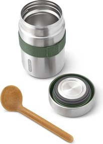 Ezüstszínű rozsdamentes acél ételtartó termosz 400 ml – Black + Blum