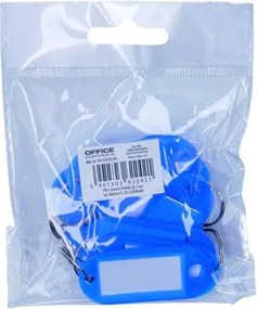 Kulcscímke, 50x20 cm, 10 db, OFFICE PRODUCTS, kék (D1521201)