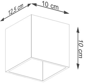 Sollux SL.0057 - Fali lámpa QUAD 1 1xG9/8W/230V fekete