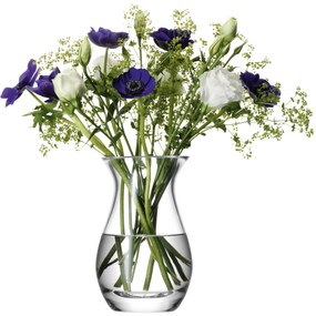 LSA International LSA Flower Poster ĂŒveg vĂĄza, 17,5 cm, ĂĄttetszĆ, kĂ©zzel kĂ©szĂtett